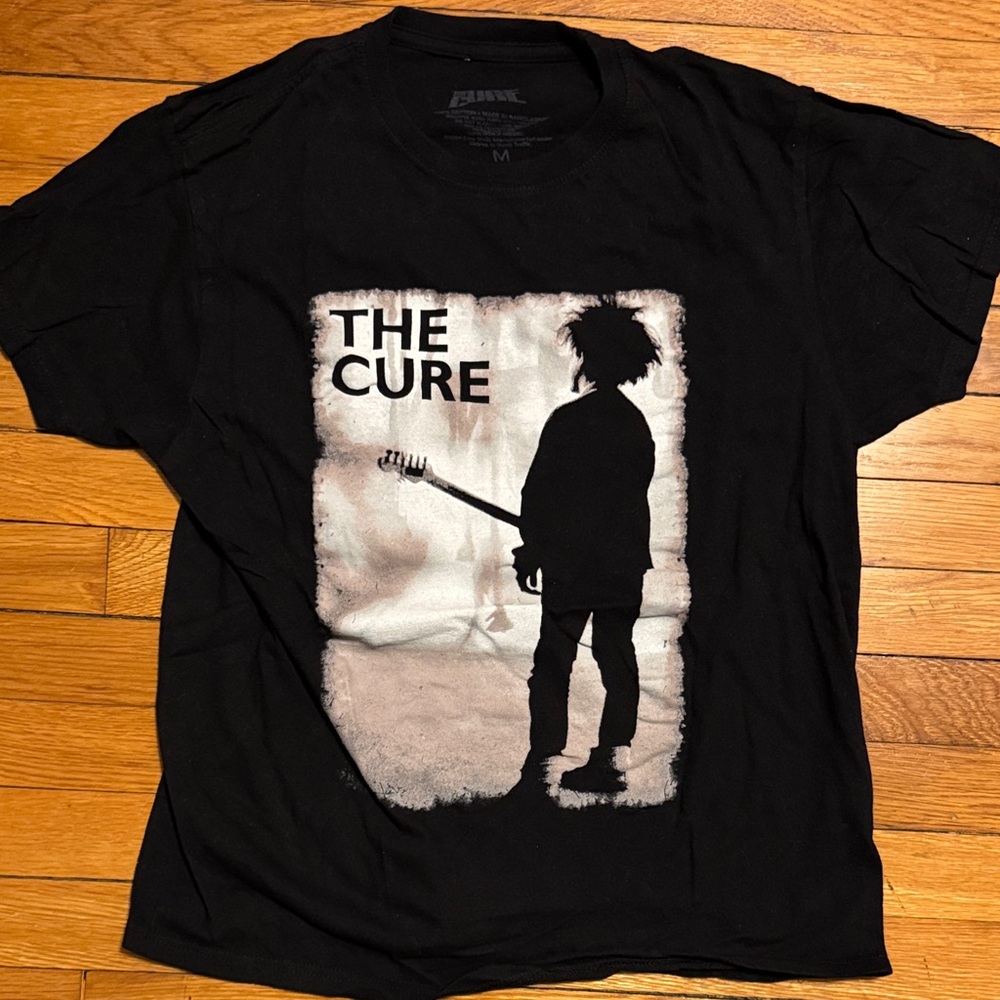 Black The Cure Graphic T-Shirt